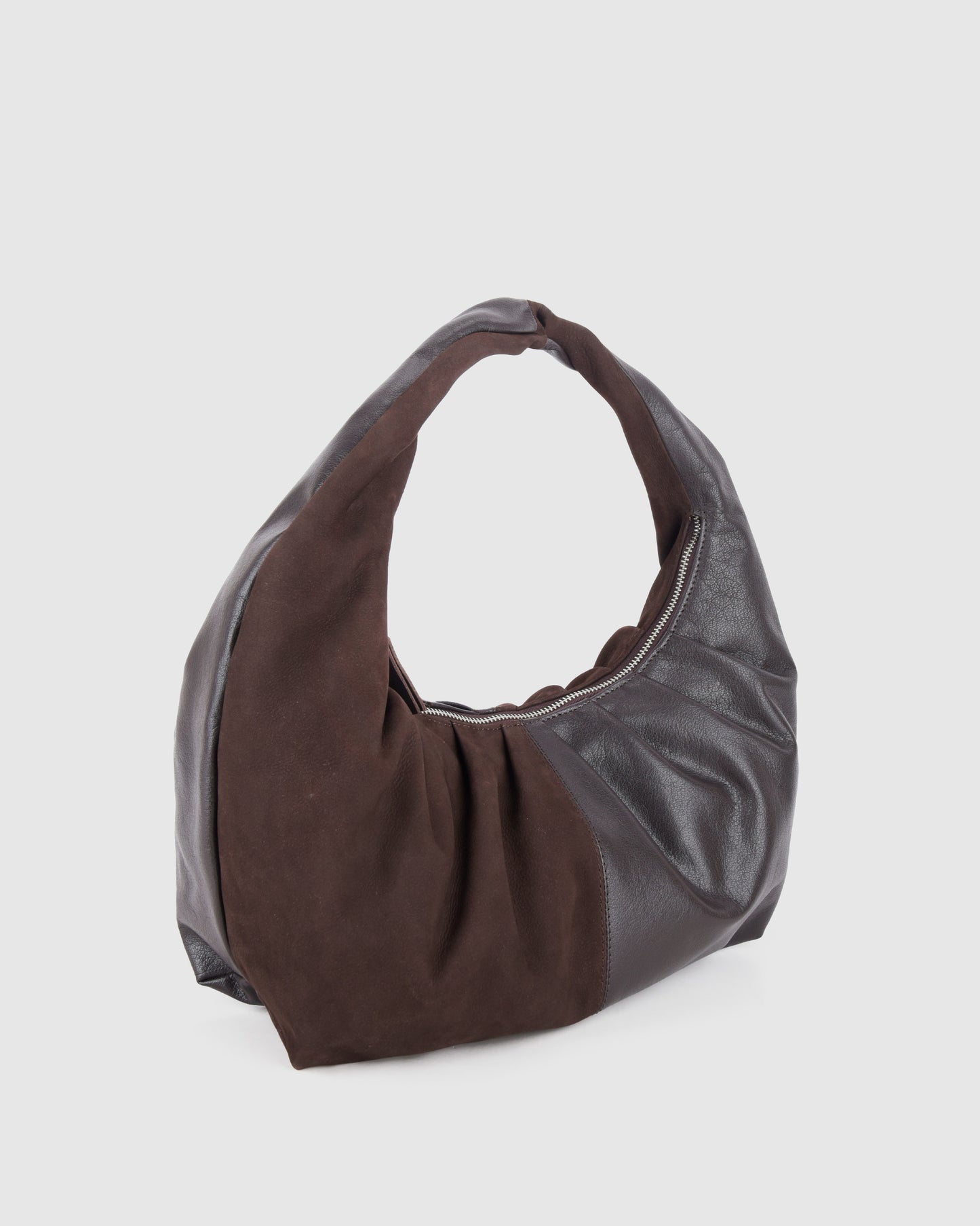 Núnoo Agnes Nubuck Chocolate Medium Chocolate