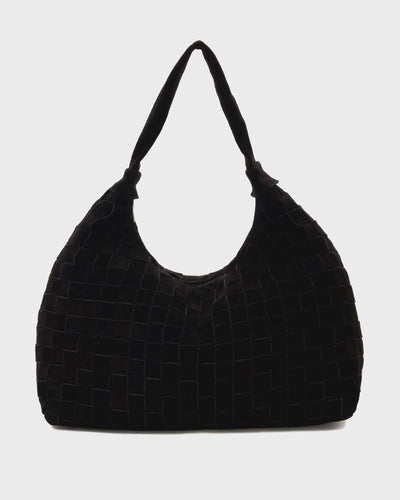 Big Dandy Braided Suede Black w. Gold