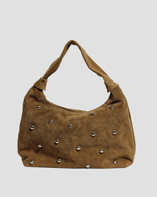 Núnoo Big Dandy Rivet Suede Dusty Olive Large Dusty Olive