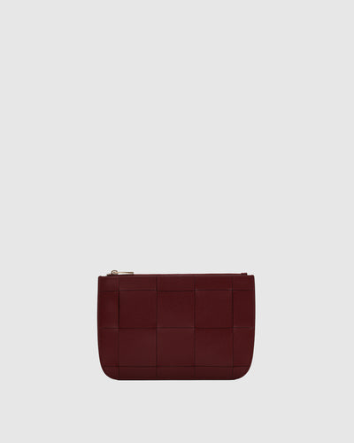 Carly Braided Florence Maroon w. Gold