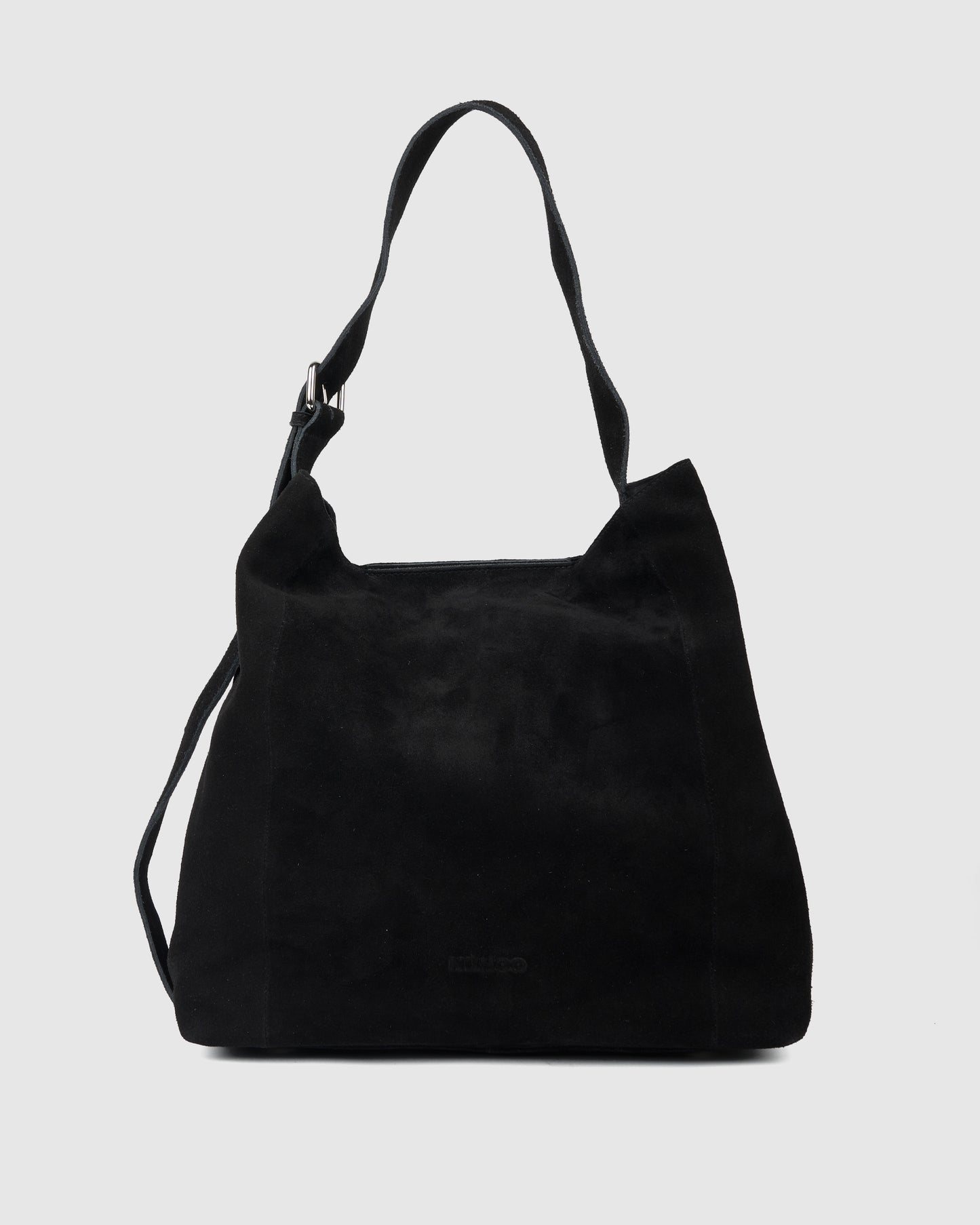Núnoo Chiara Large Suede Black Large Black