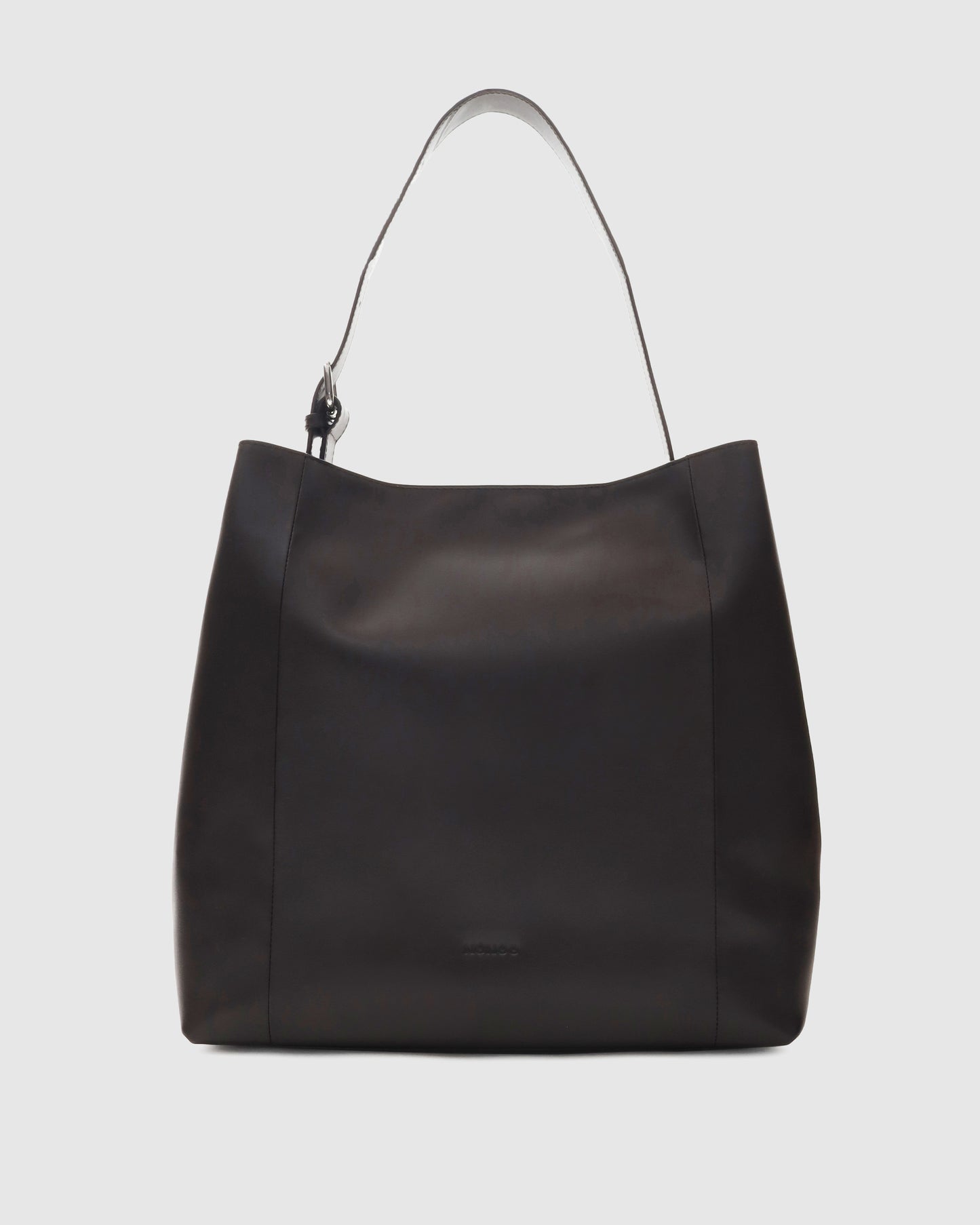 Núnoo Chiara Large Suede Dark Brown Large Dark brown