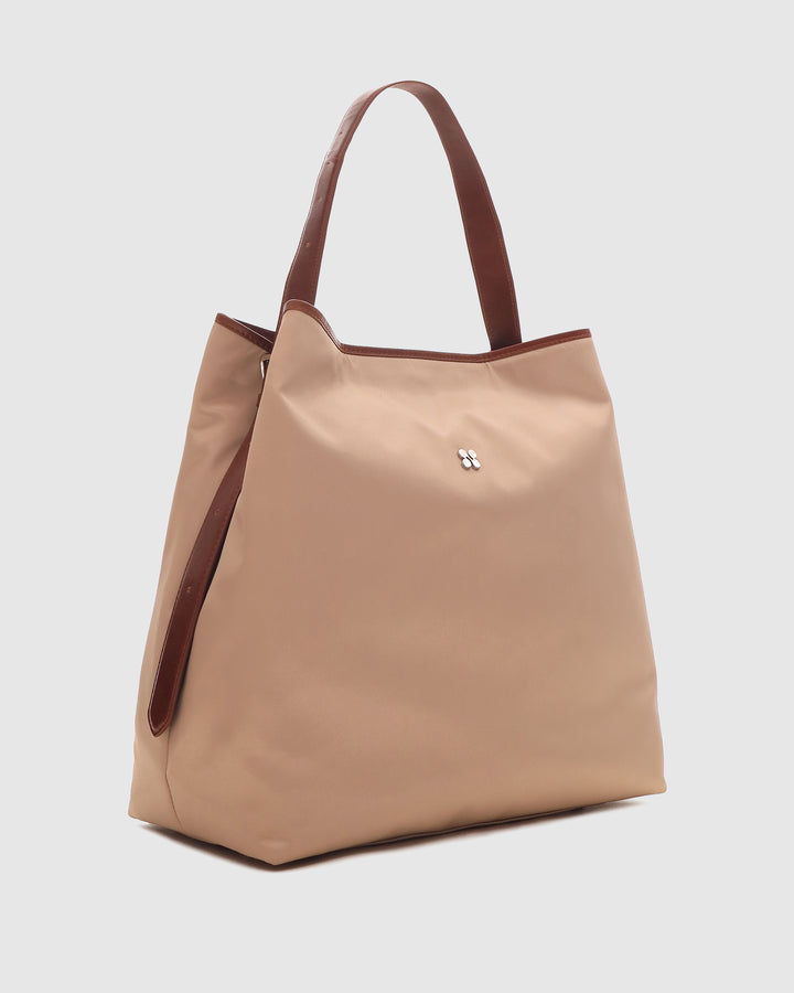 Núnoo Chiara Large Twill Sand w. Brown Large Sand w. Brown