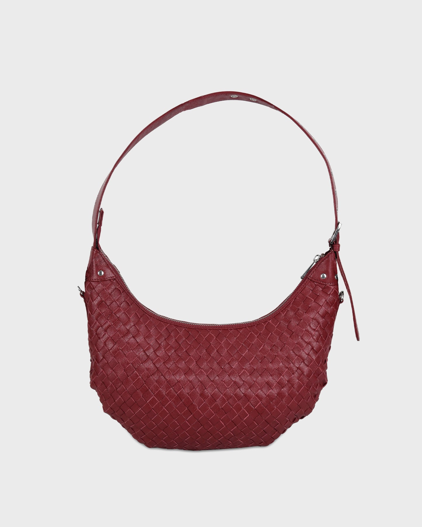 Núnoo Dagmar Braided Mountain Maroon Medium Maroon