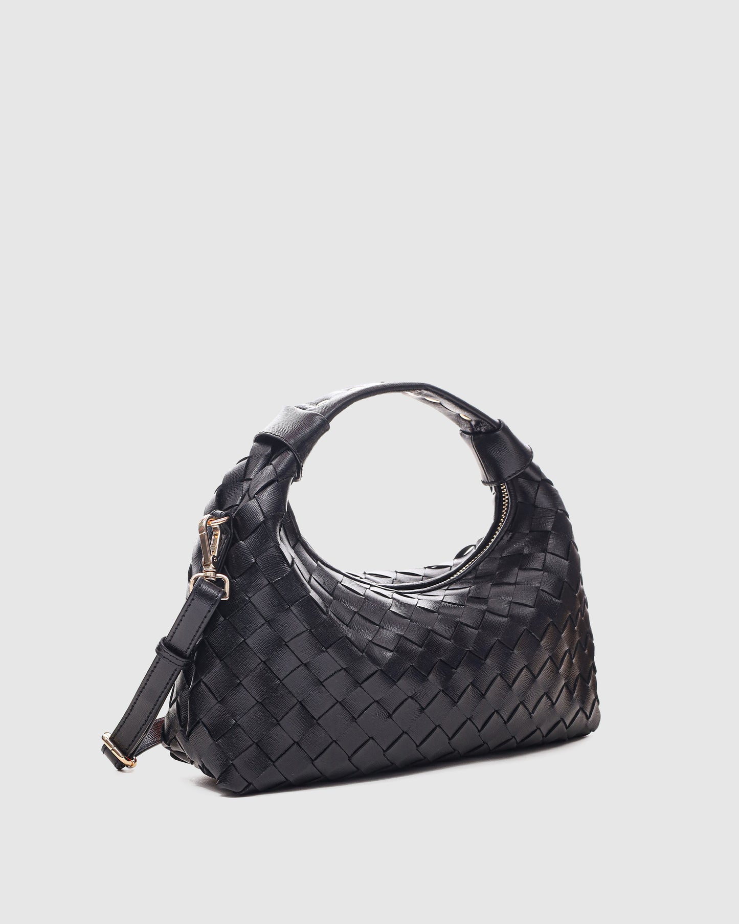 Núnoo Dandy Braided Florence Black w. Gold Medium Black