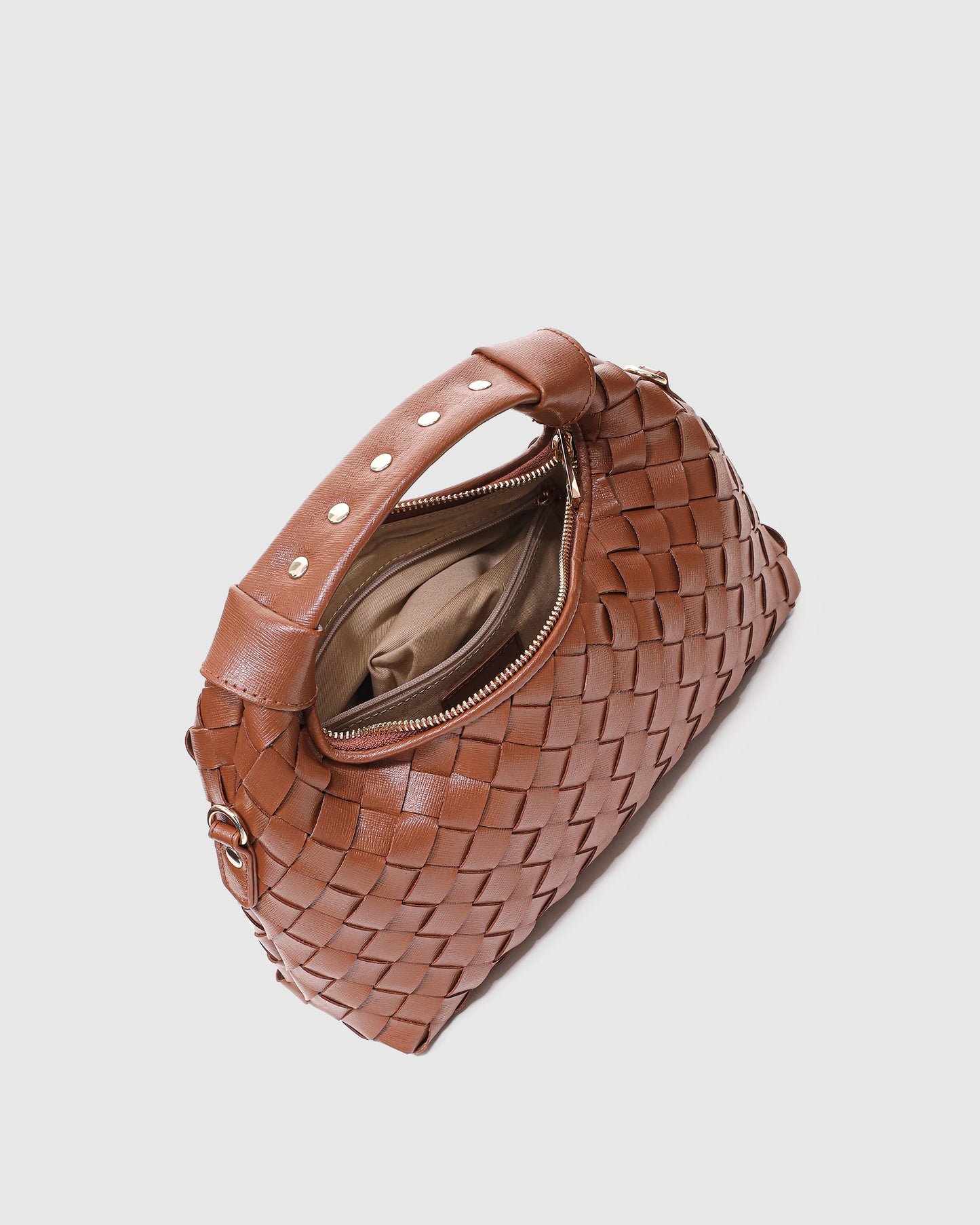 Núnoo Dandy Braided Florence Brown w. Gold Medium Brown
