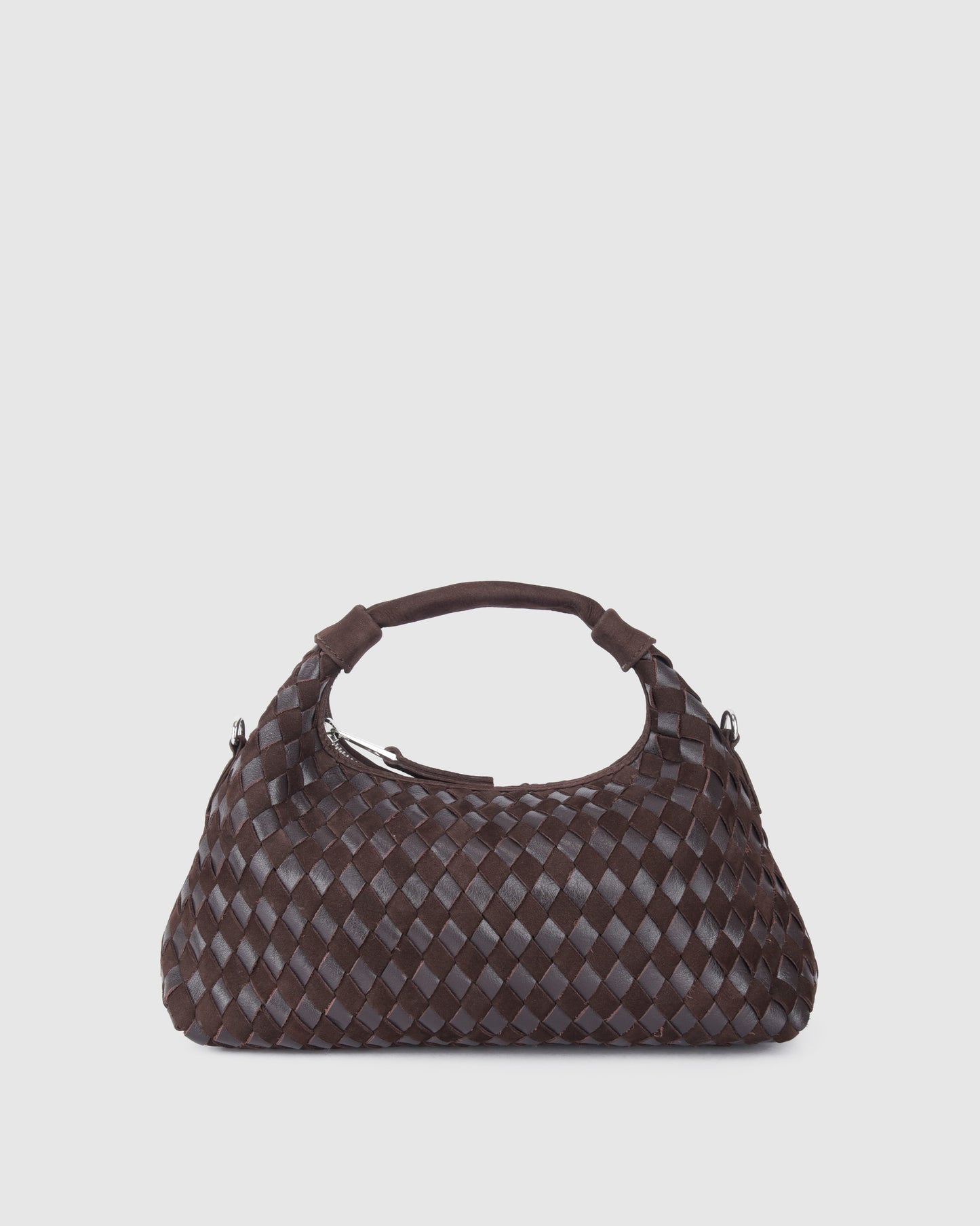 Núnoo Dandy Braided Nubuck Chocolate Medium Chocolate