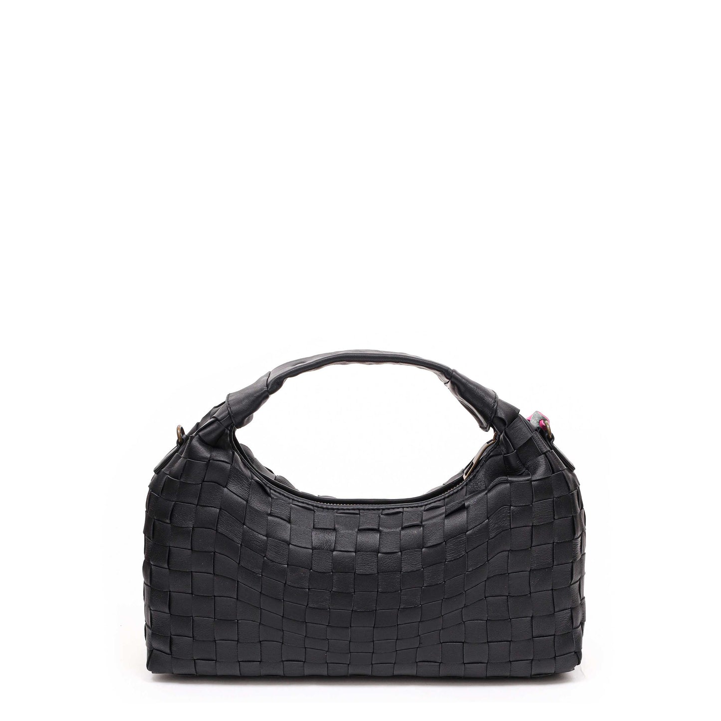 Núnoo Dandy Large Braided Sheep Black w. gold Medium Black