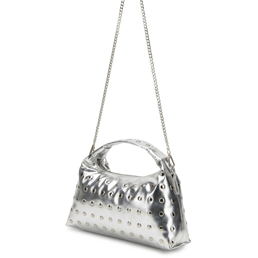 Núnoo Dandy Rivet Space Silver Small bag Silver