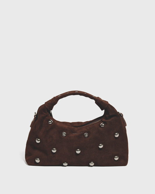 Núnoo Dandy Rivet Suede Chocolate Medium Chocolate