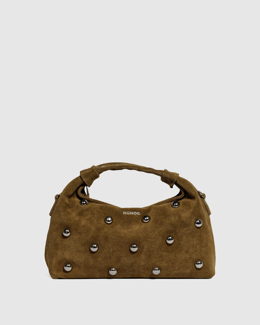 Núnoo Dandy Rivet Suede Dusty Olive Medium Dusty Olive