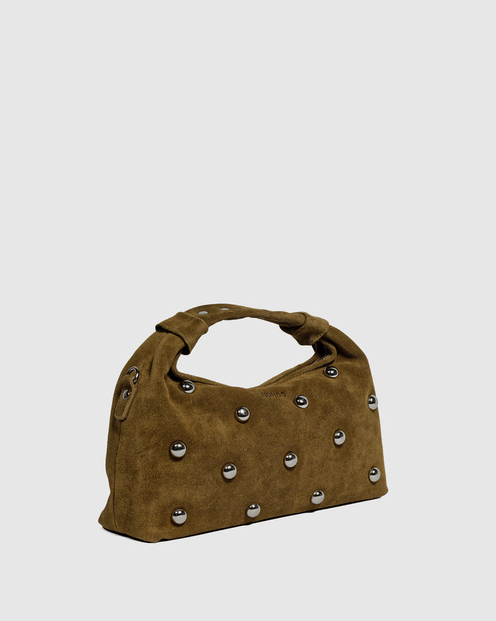 Núnoo Dandy Rivet Suede Dusty Olive Medium Dusty Olive