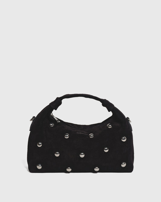 Núnoo Dandy Rivet Suede Black Medium Black