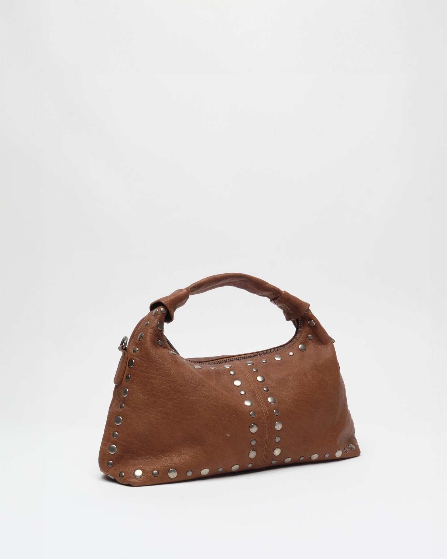 Núnoo Dandy Rivet Washed Caramel w. Antique Silver Medium Ginger