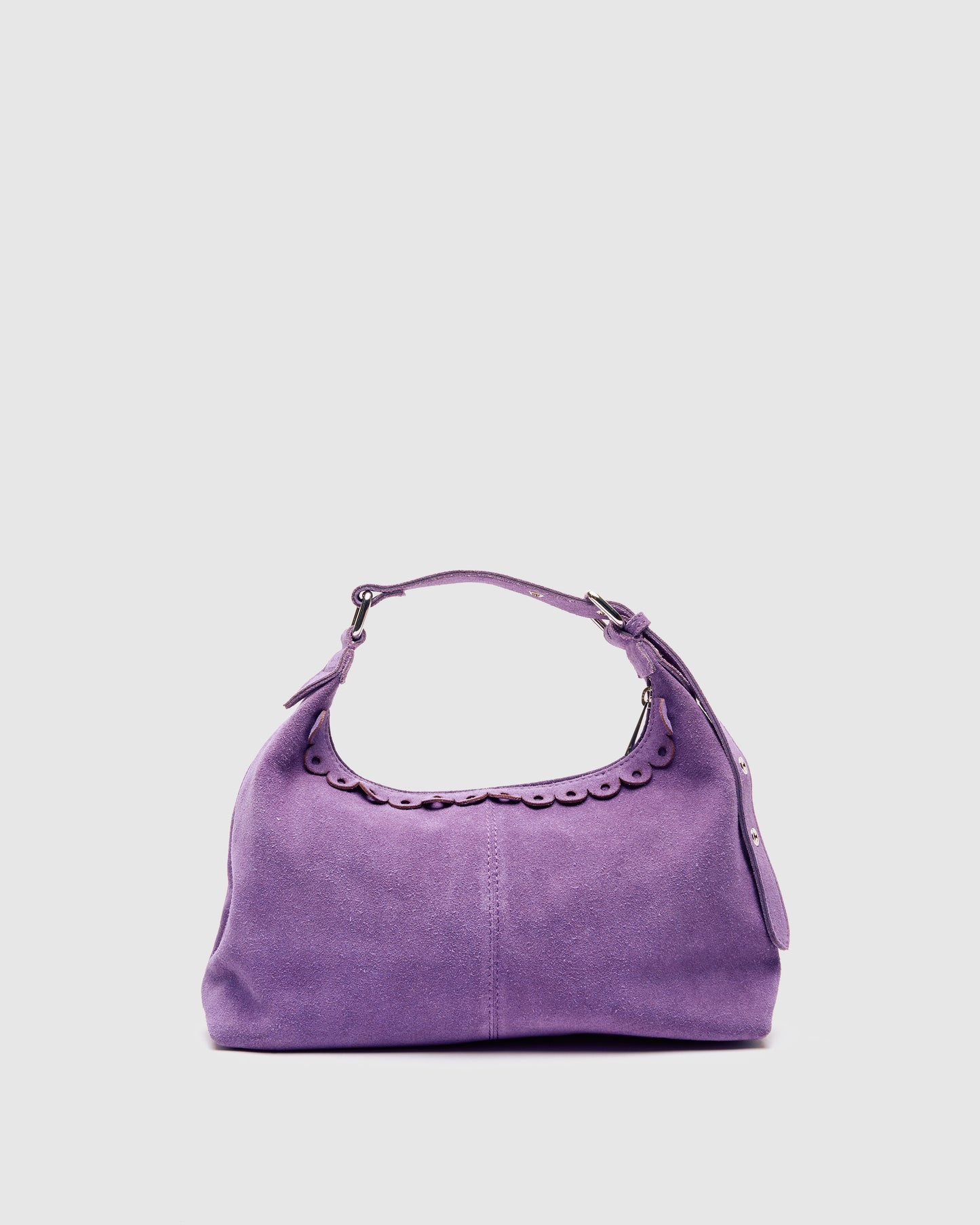 Núnoo Dandy Scallop Suede Dark Purple Medium Dark purple