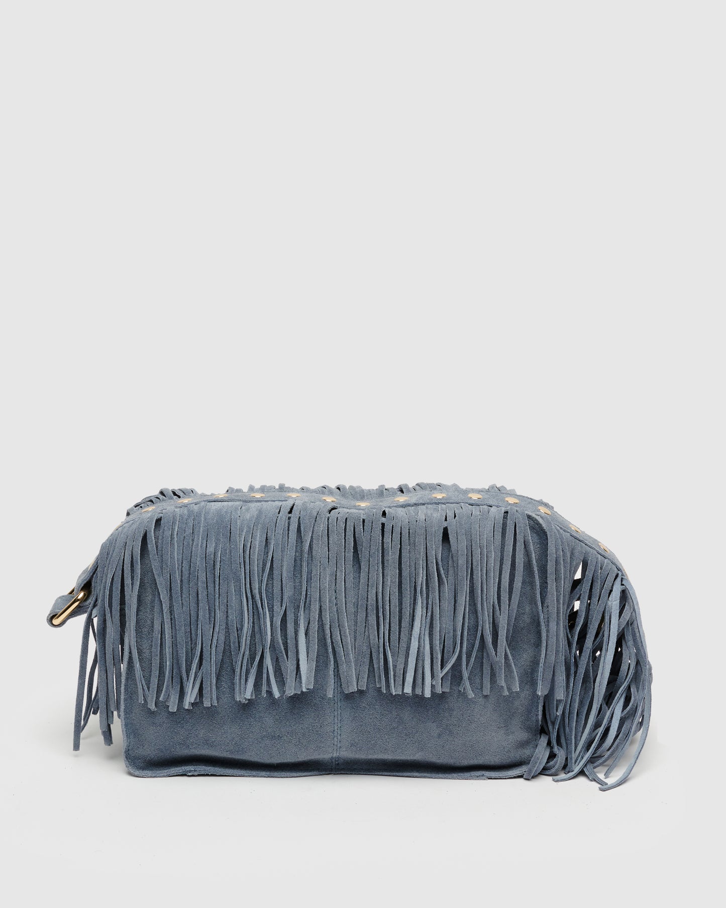 Núnoo Ellie Fringe Suede Jeans w. Gold Medium