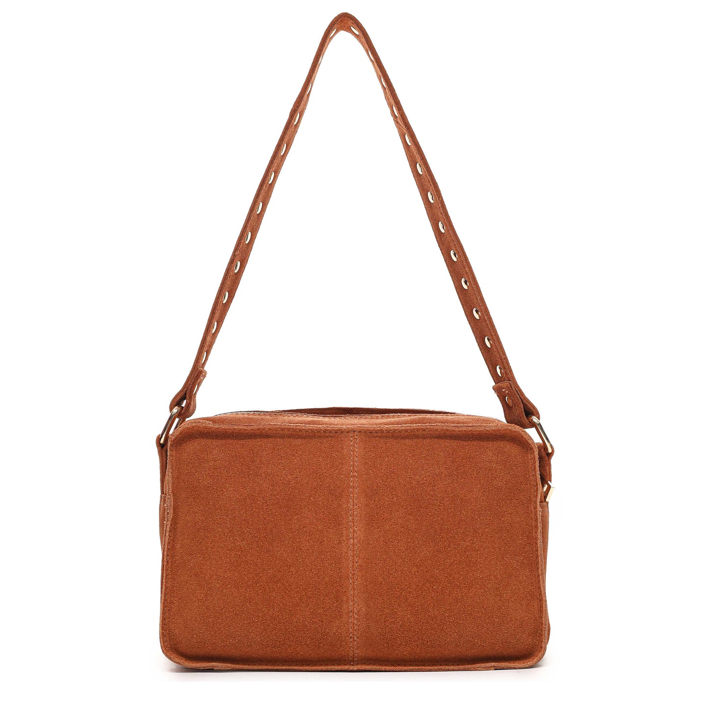Núnoo Ellie Suede Toffee w. Gold Medium Toffee