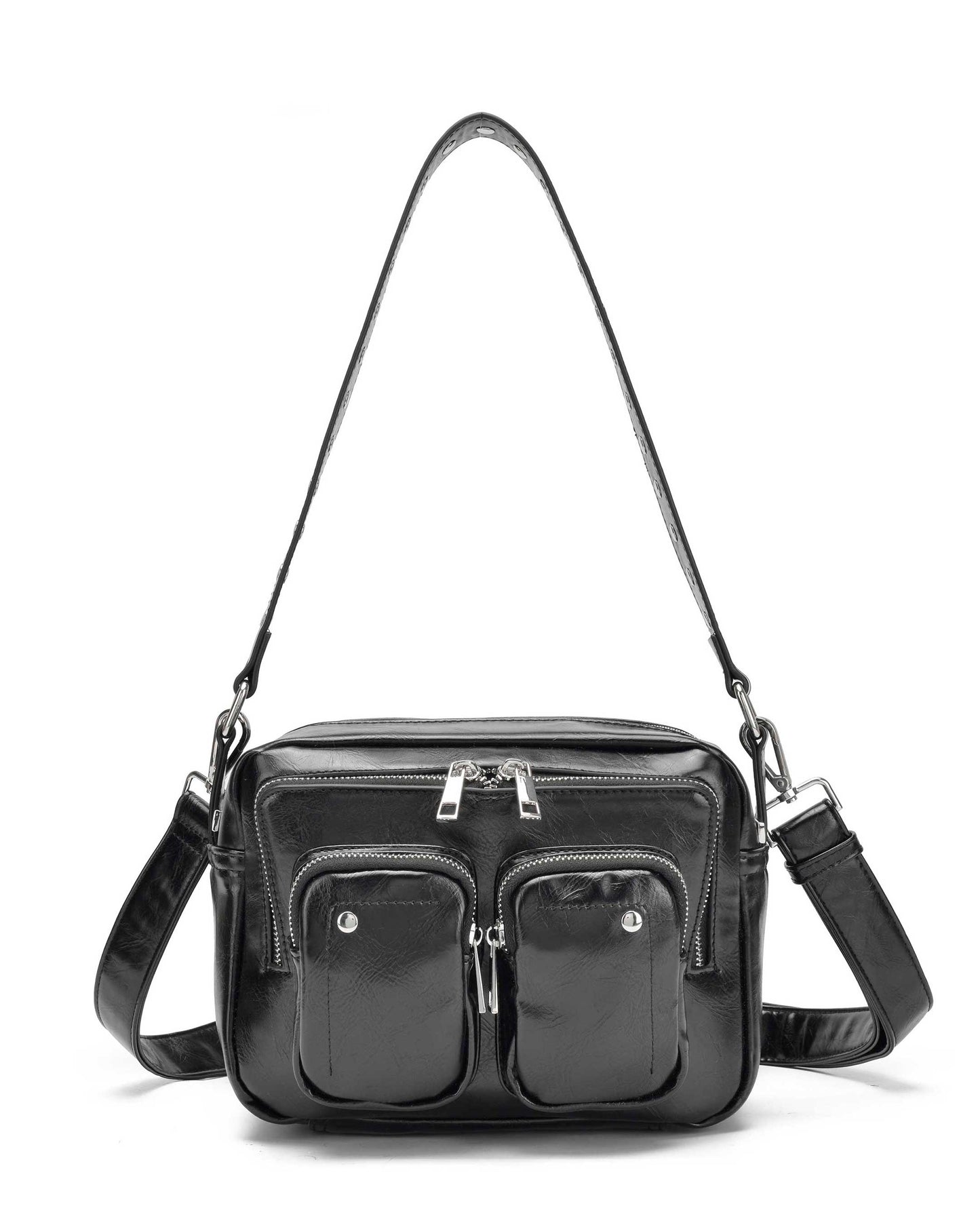 Núnoo Ellie Wrinkle Black Medium Black