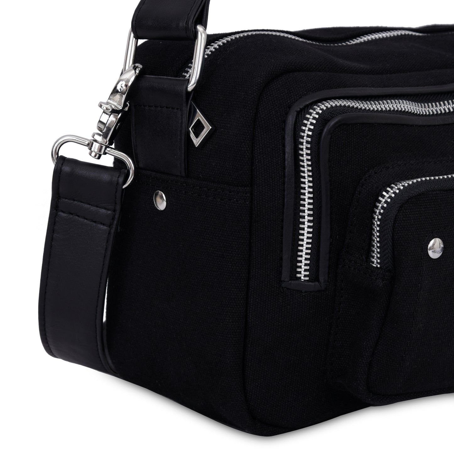 Núnoo Ellie recycled canvas black Medium Black