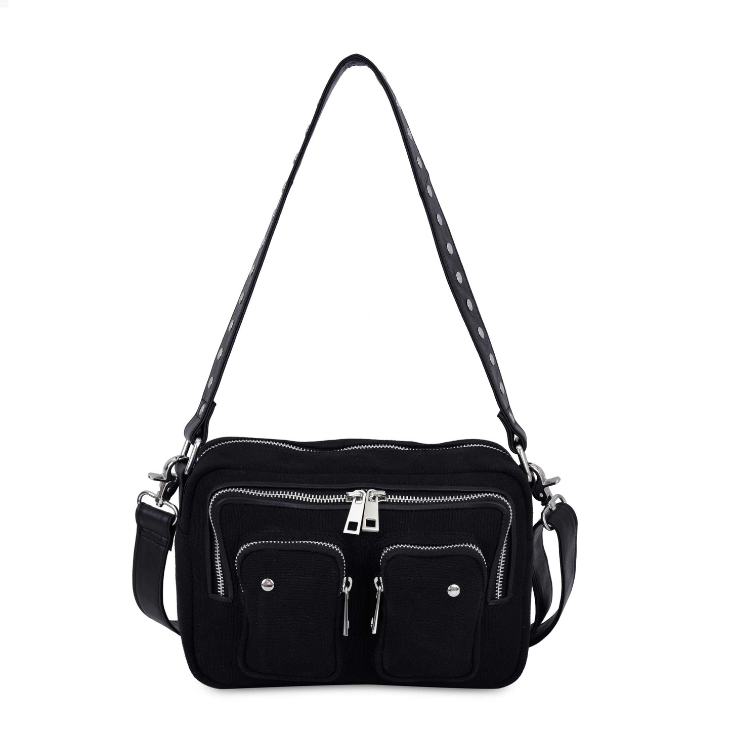 Núnoo Ellie recycled canvas black Crossbody Black