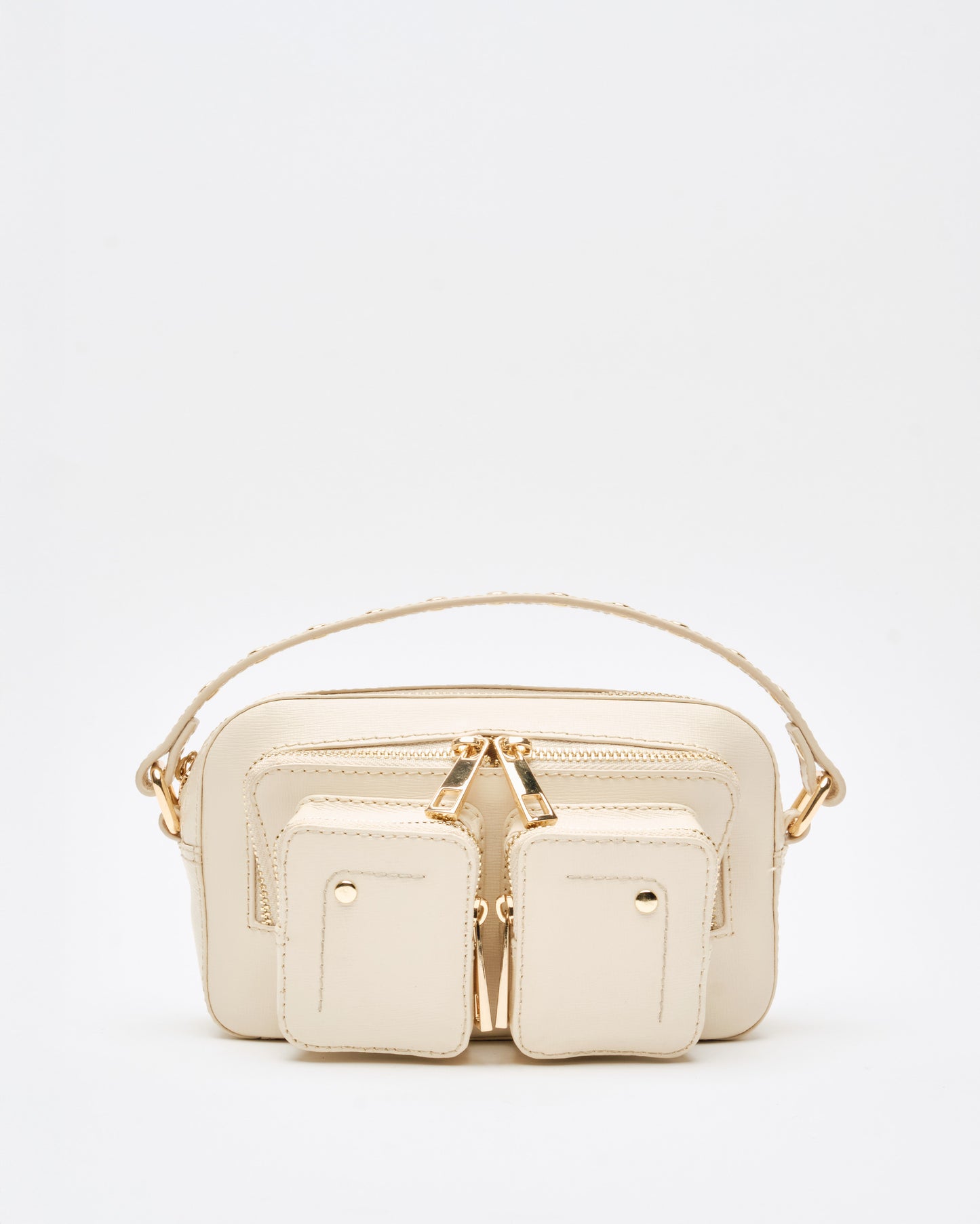 Núnoo Helena Florence Warm Grey w. Gold Small bag Warm Grey