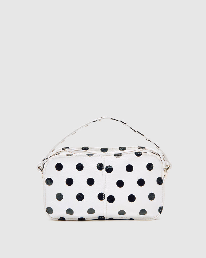Núnoo Helena Polka White/Black Small bag White/Black