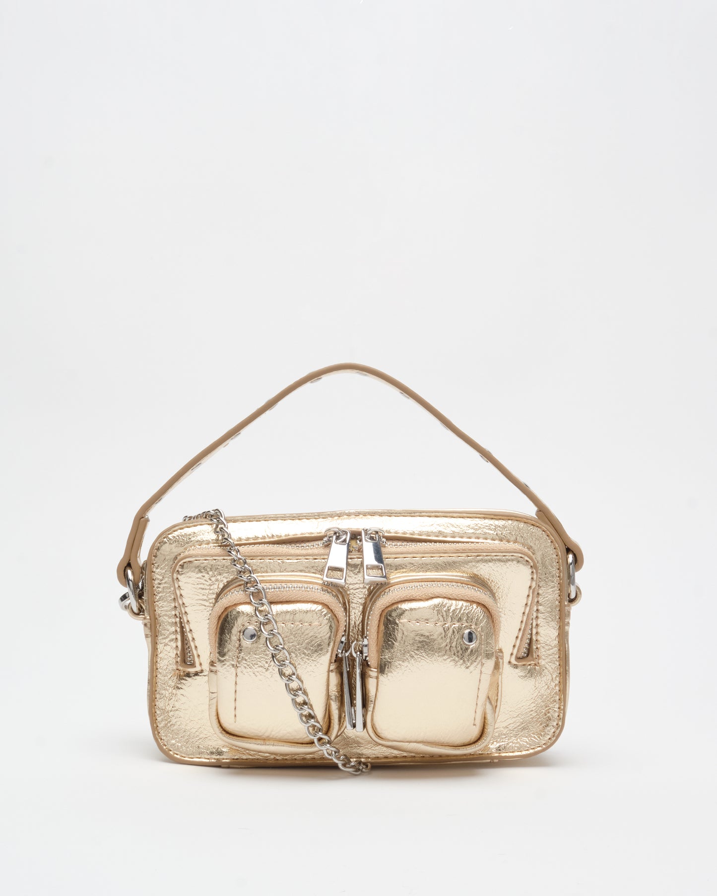 Núnoo Helena Recycled Cool Light Gold Small bag