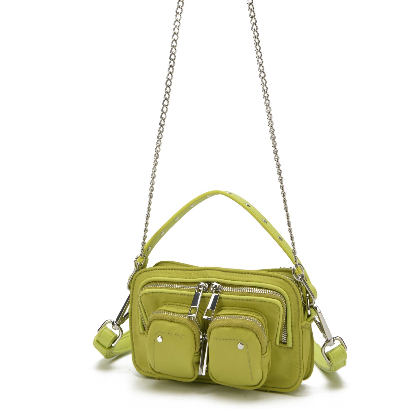 Núnoo Helena Recycled Nylon Lime Small bag Lime