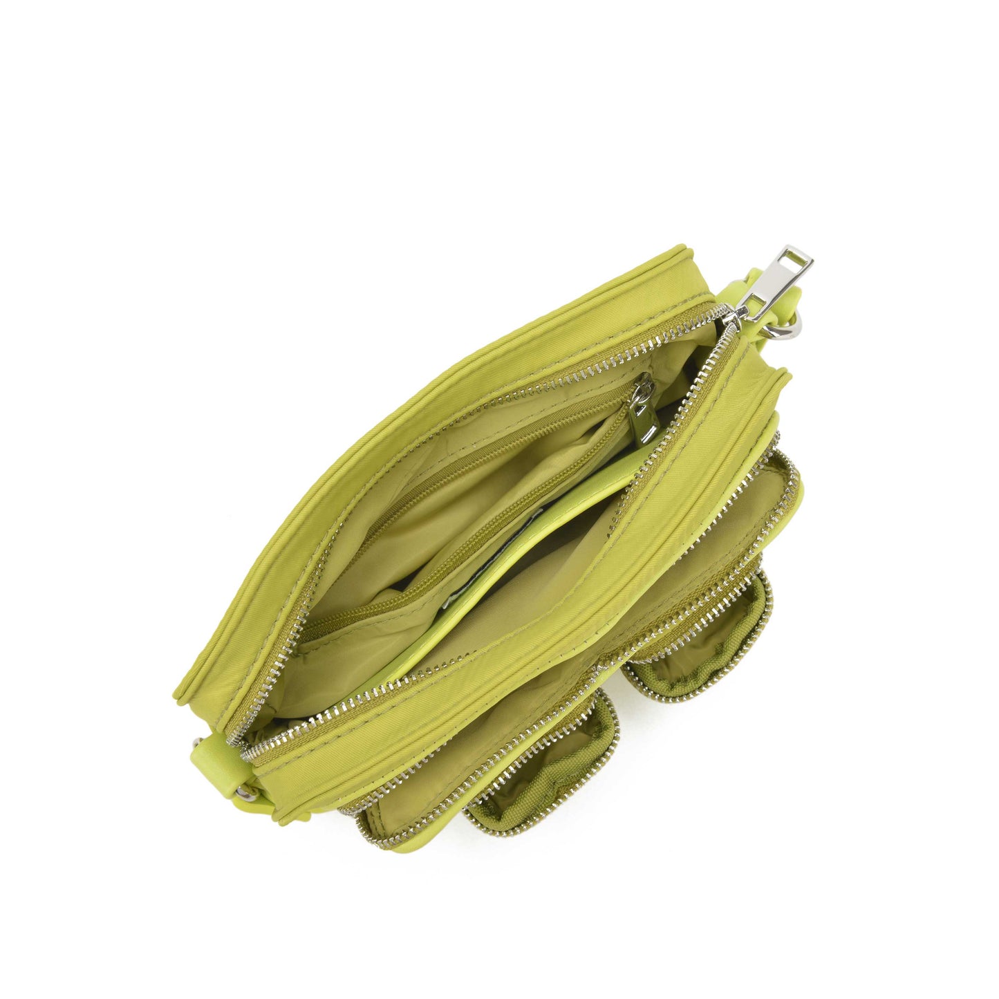 Núnoo Helena Recycled Nylon Lime Small bag Lime