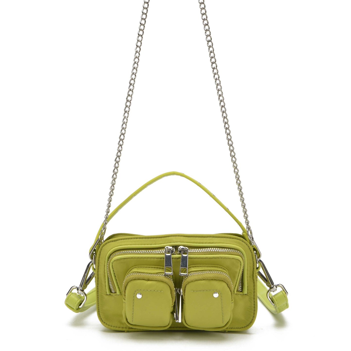 Núnoo Helena Recycled Nylon Lime Small bag Lime