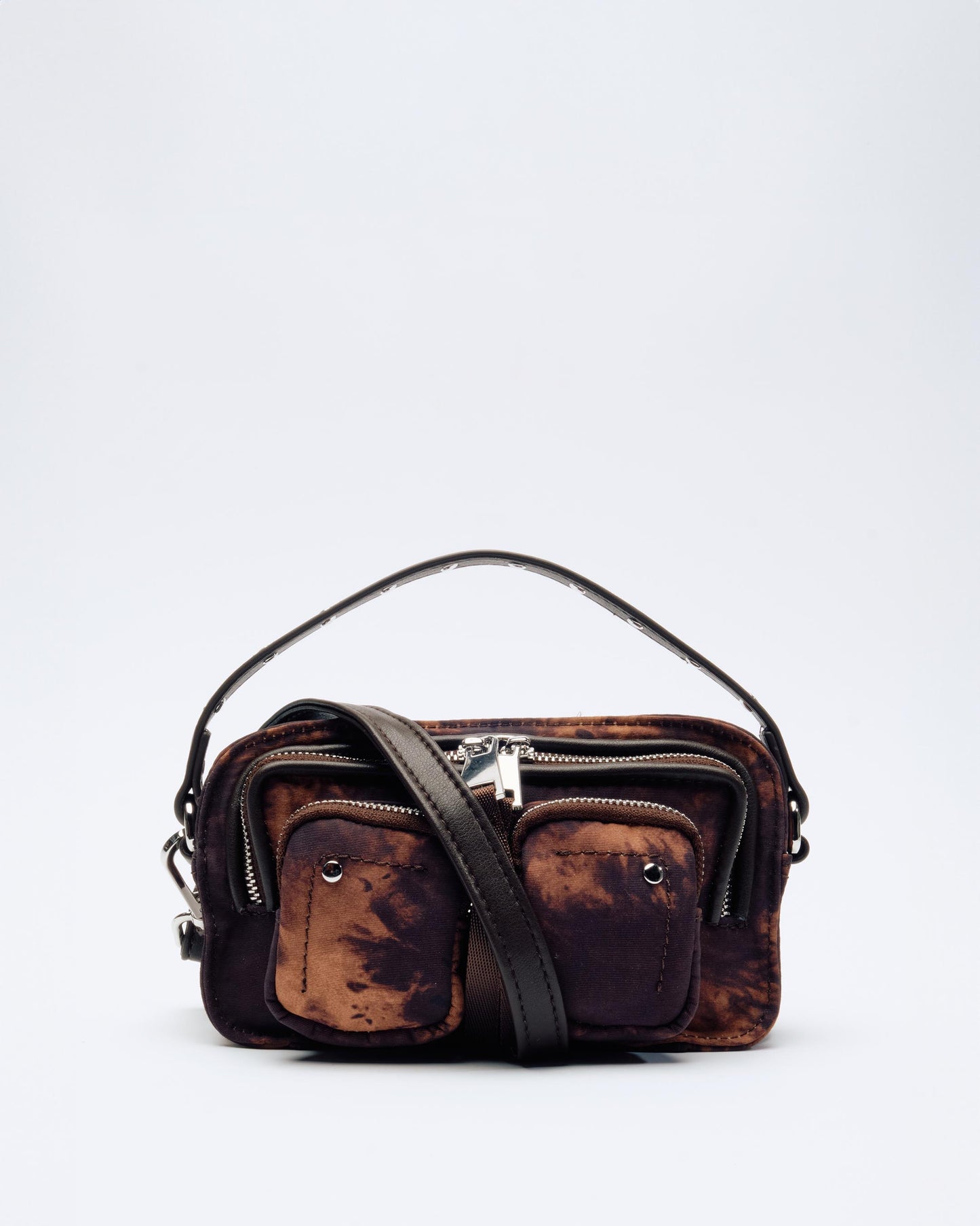 Núnoo Helena Recycled Nylon Twill Brown Small bag Brown