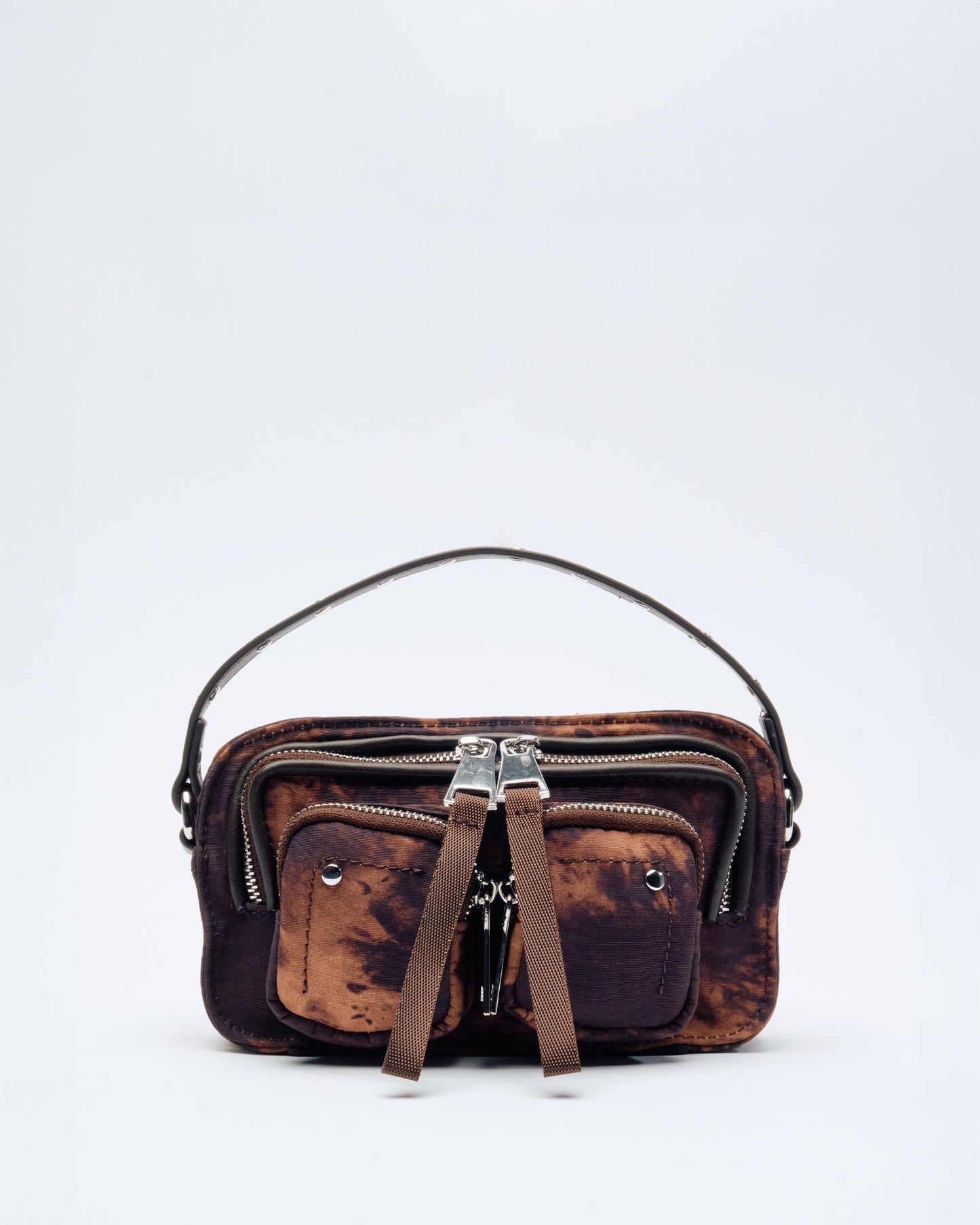 Núnoo Helena Recycled Nylon Twill Brown Small bag Brown