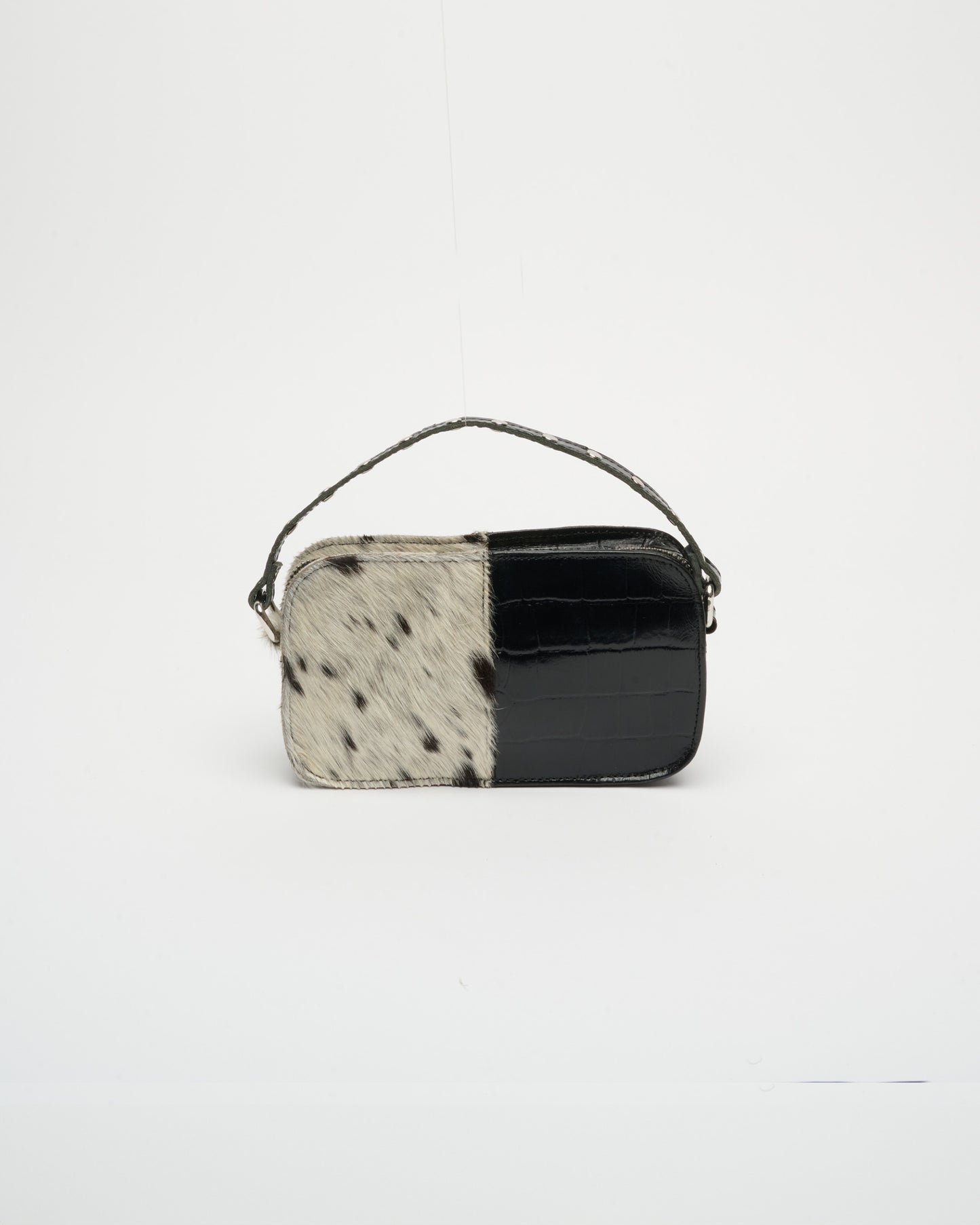 Núnoo Helena Texas Dots Small bag Black/white