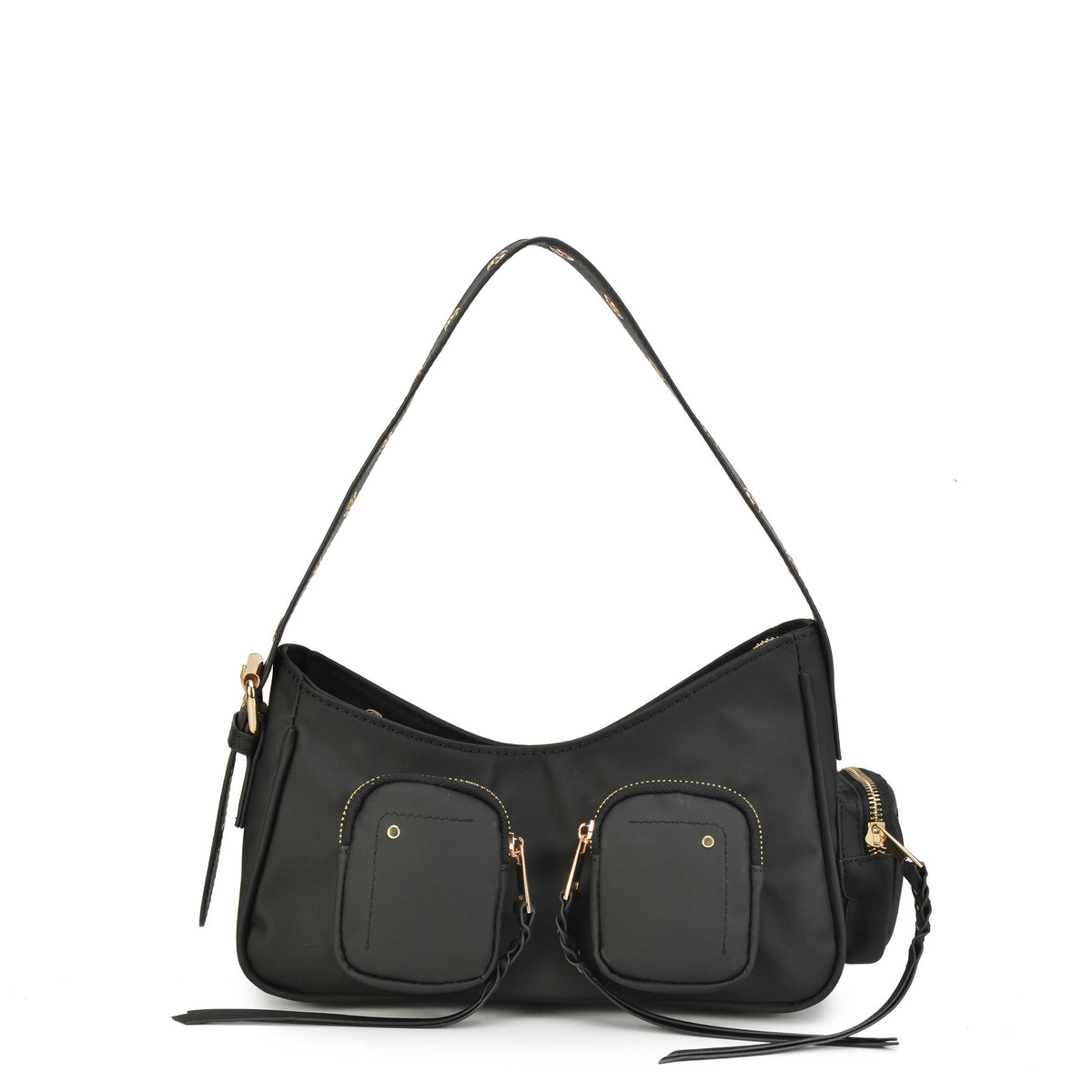 Núnoo Jennifer Pocket Bamboo Black w. Gold Black