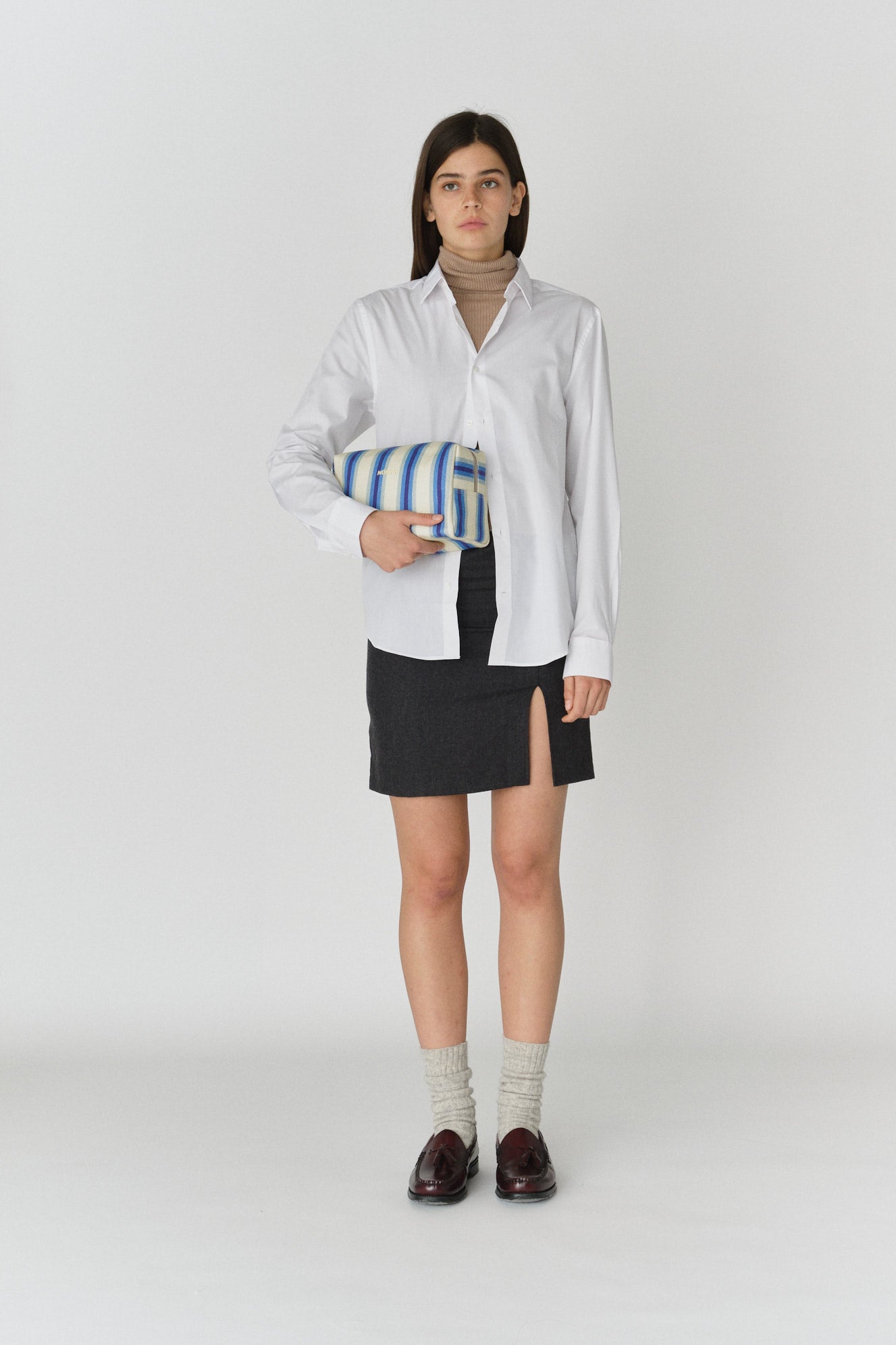 Núnoo Lucky Recycled Canvas Blue Stripes Accessories Blue Stripes