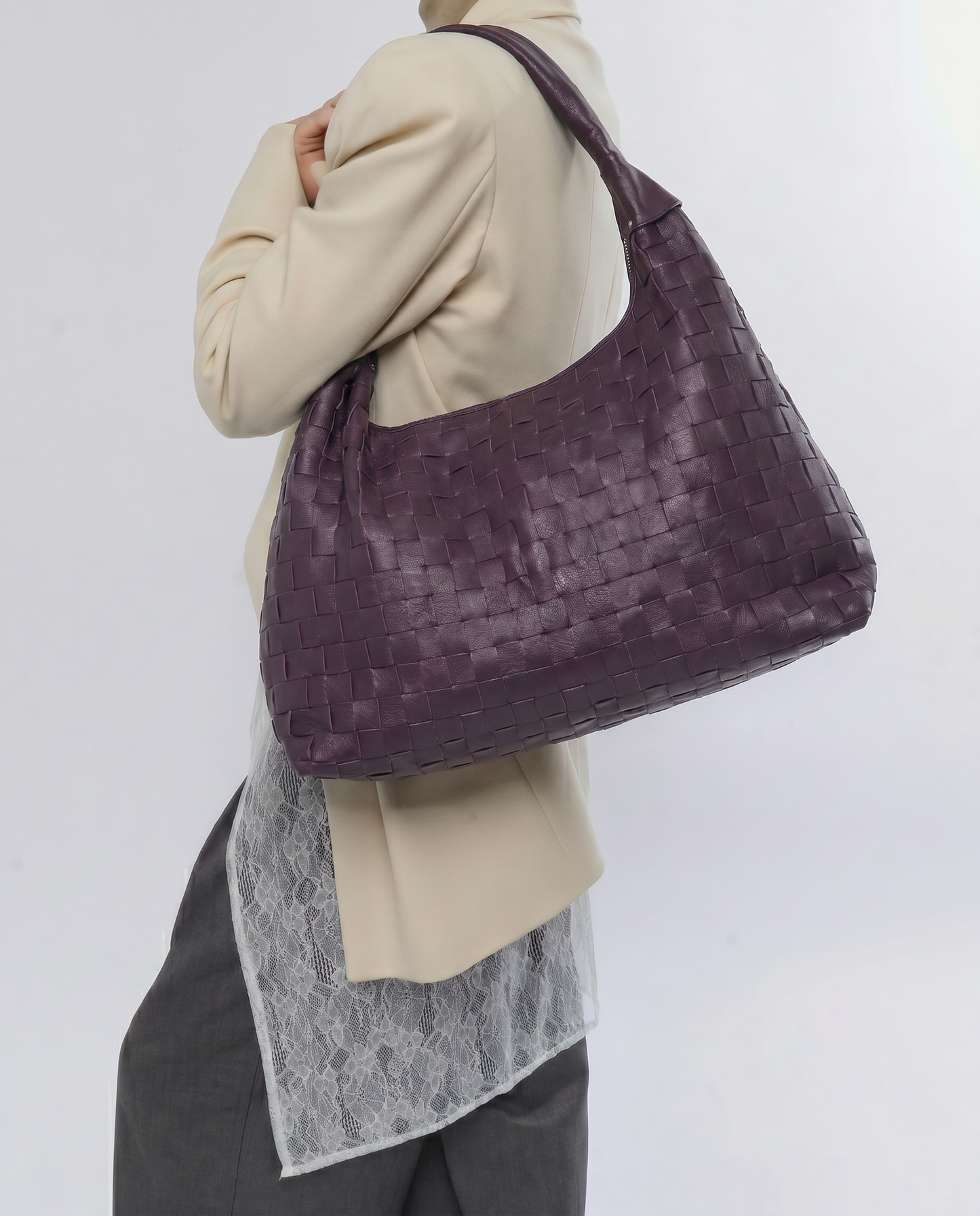 Núnoo Maxi Dandy Braided Air 1 Wine Maxi