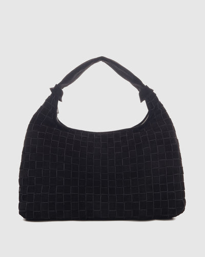 Maxi Dandy Braided Suede Black