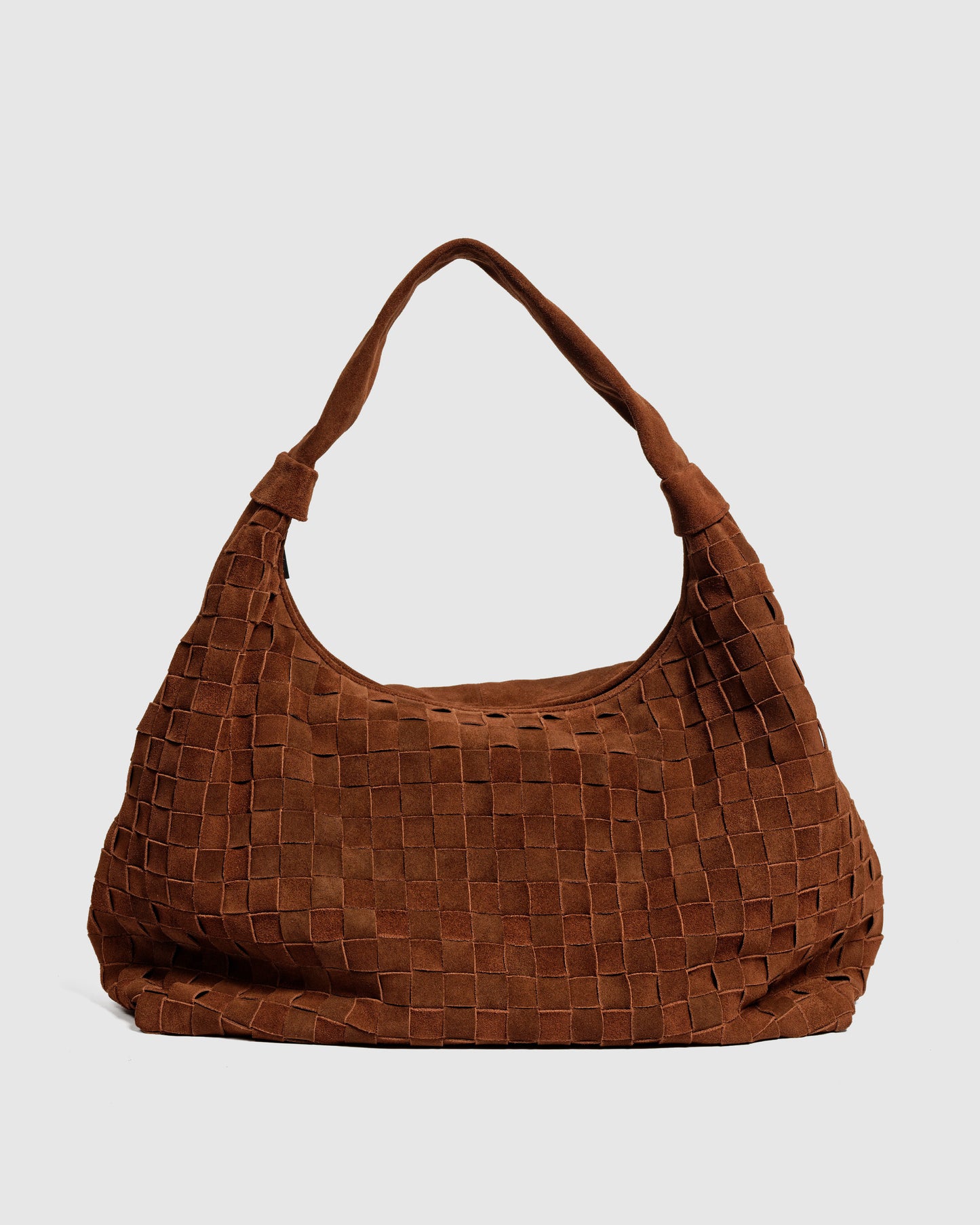 Núnoo Maxi Dandy Braided Suede Cacao Maxi Cacao