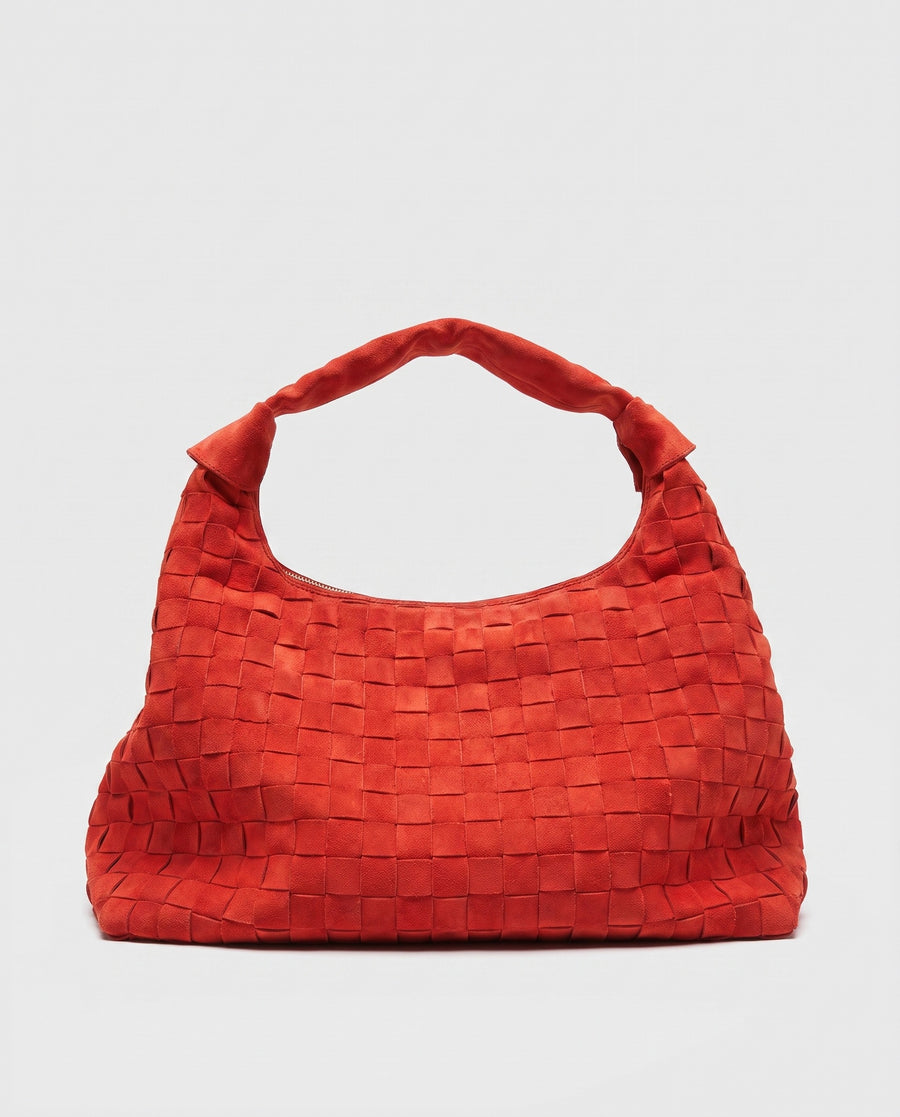 Maxi Dandy Braided Suede Red