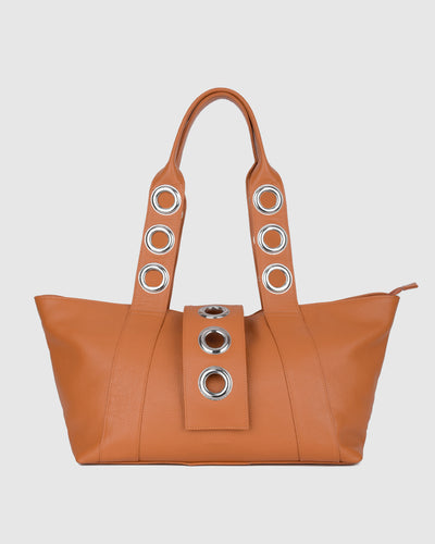 Maxi Shopper Eyelet Soft Honey