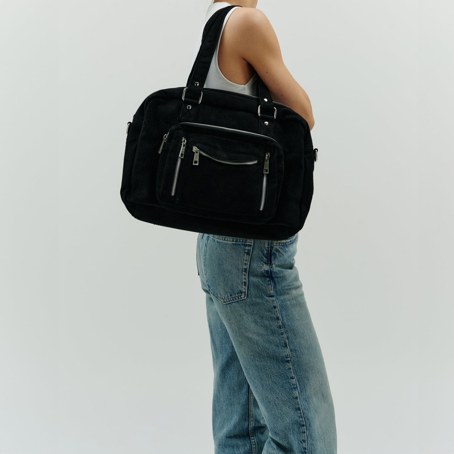 Núnoo Mille Corduroy Black Maxi Black