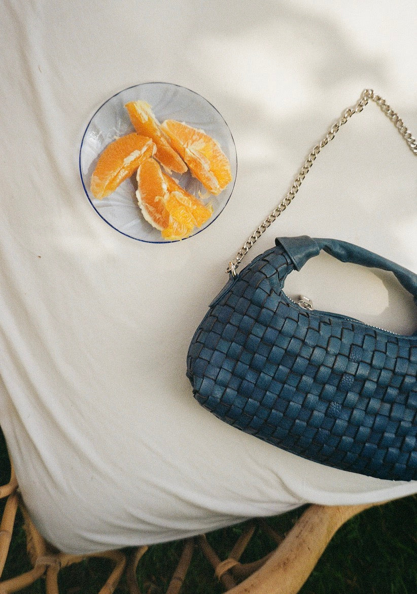 Núnoo Mini Dandy Braided Blue Small bag Blue