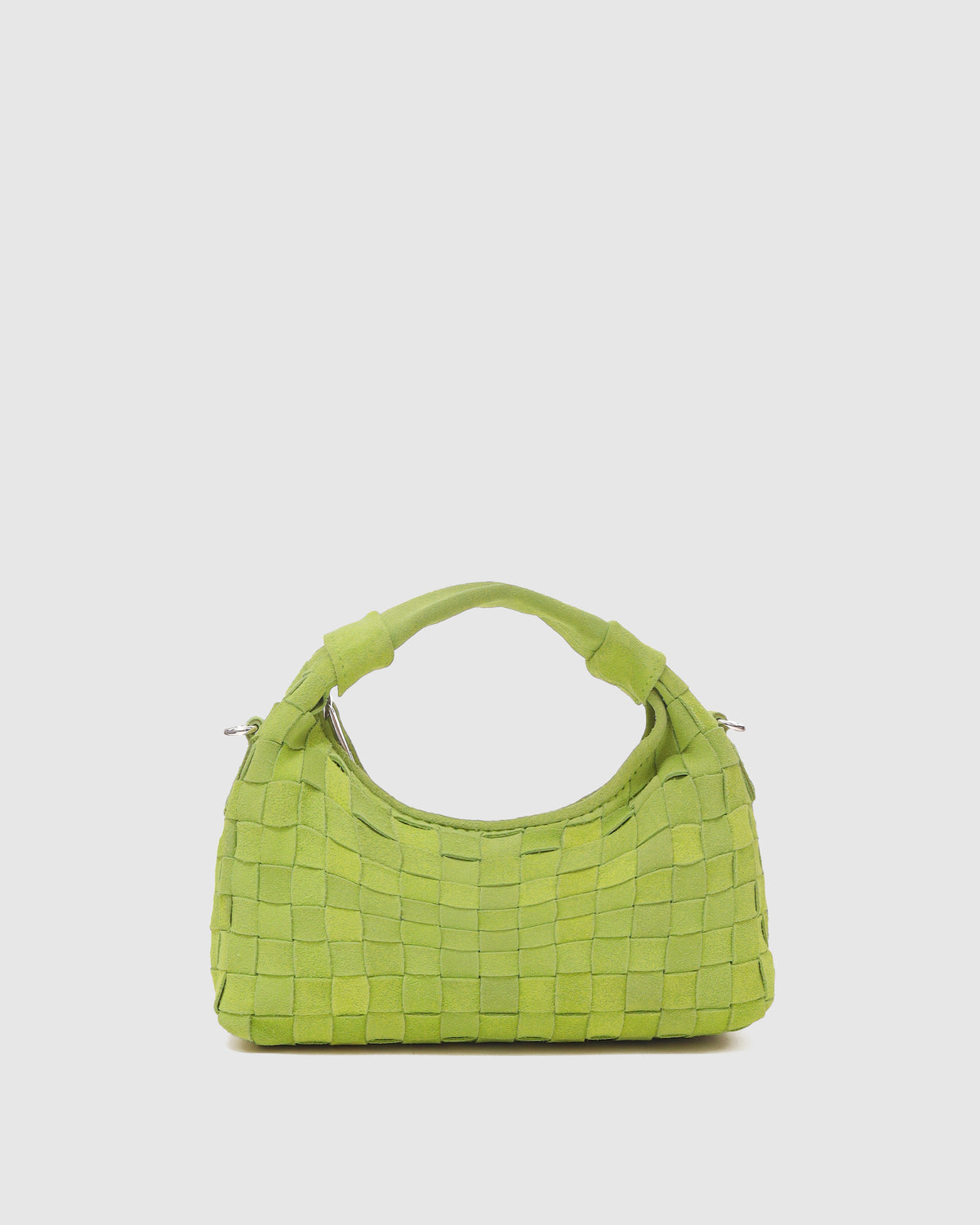 Núnoo Mini Dandy Braided Suede Lime Small bag Lime