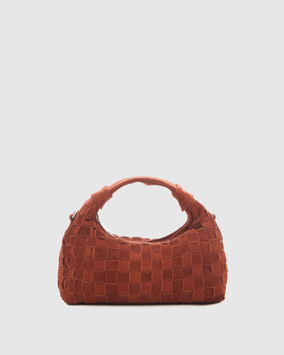 Mini Dandy Braided Suede Redwood