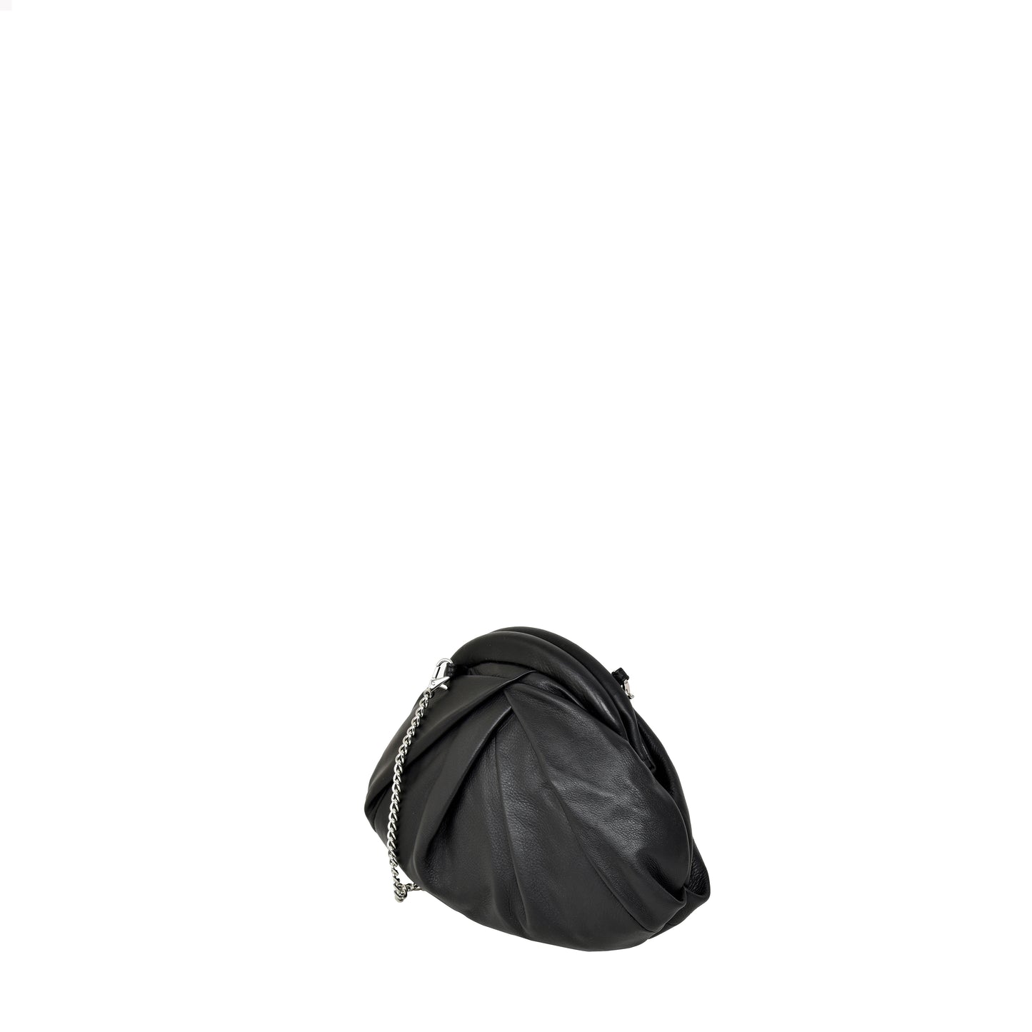 Núnoo Mini Saki silky black Clutch Black