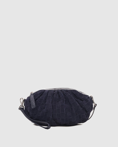 Myra Braided Suede Midnight Blue
