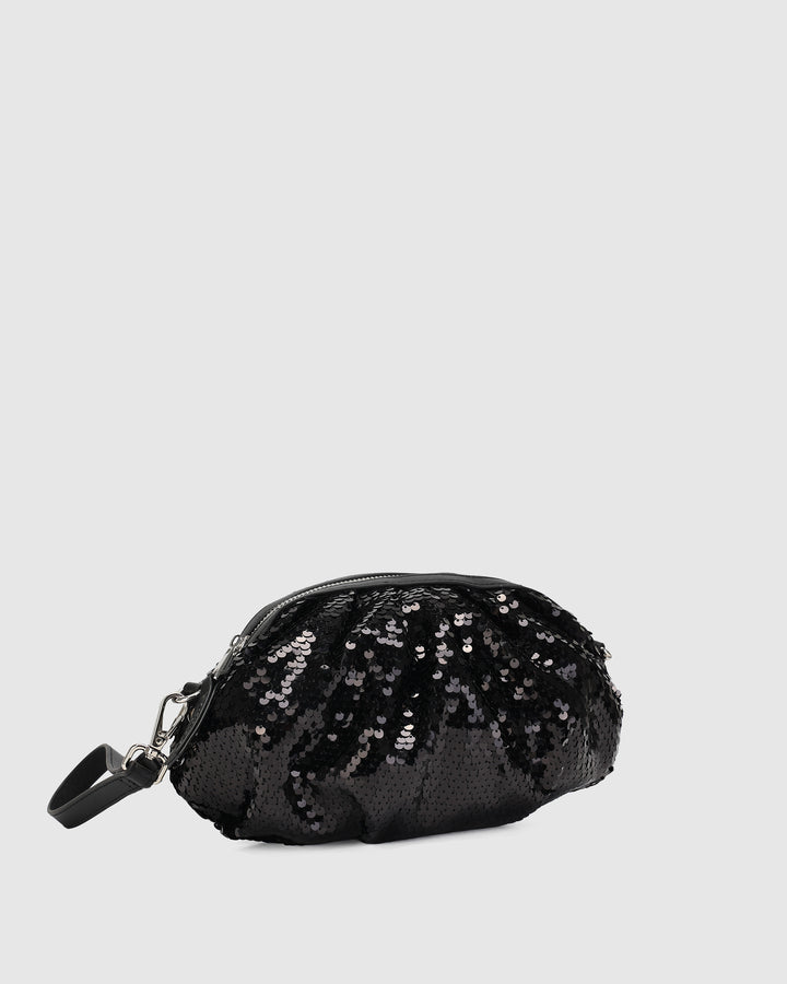 Núnoo Myra Sequins Black Small bag Black