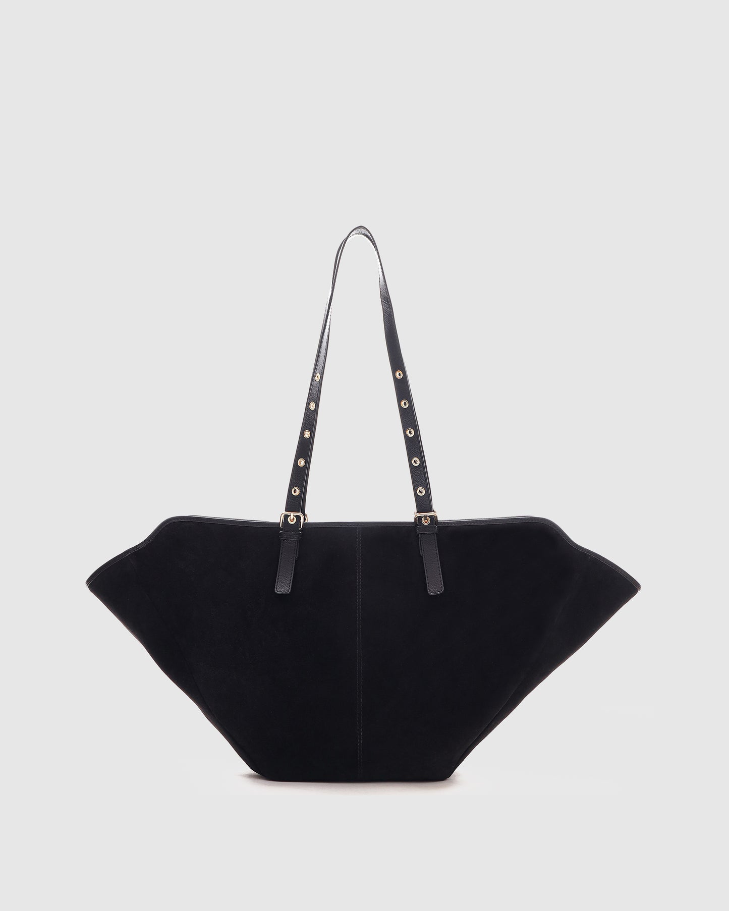 Núnoo Nora Suede Black w. Gold Maxi Black