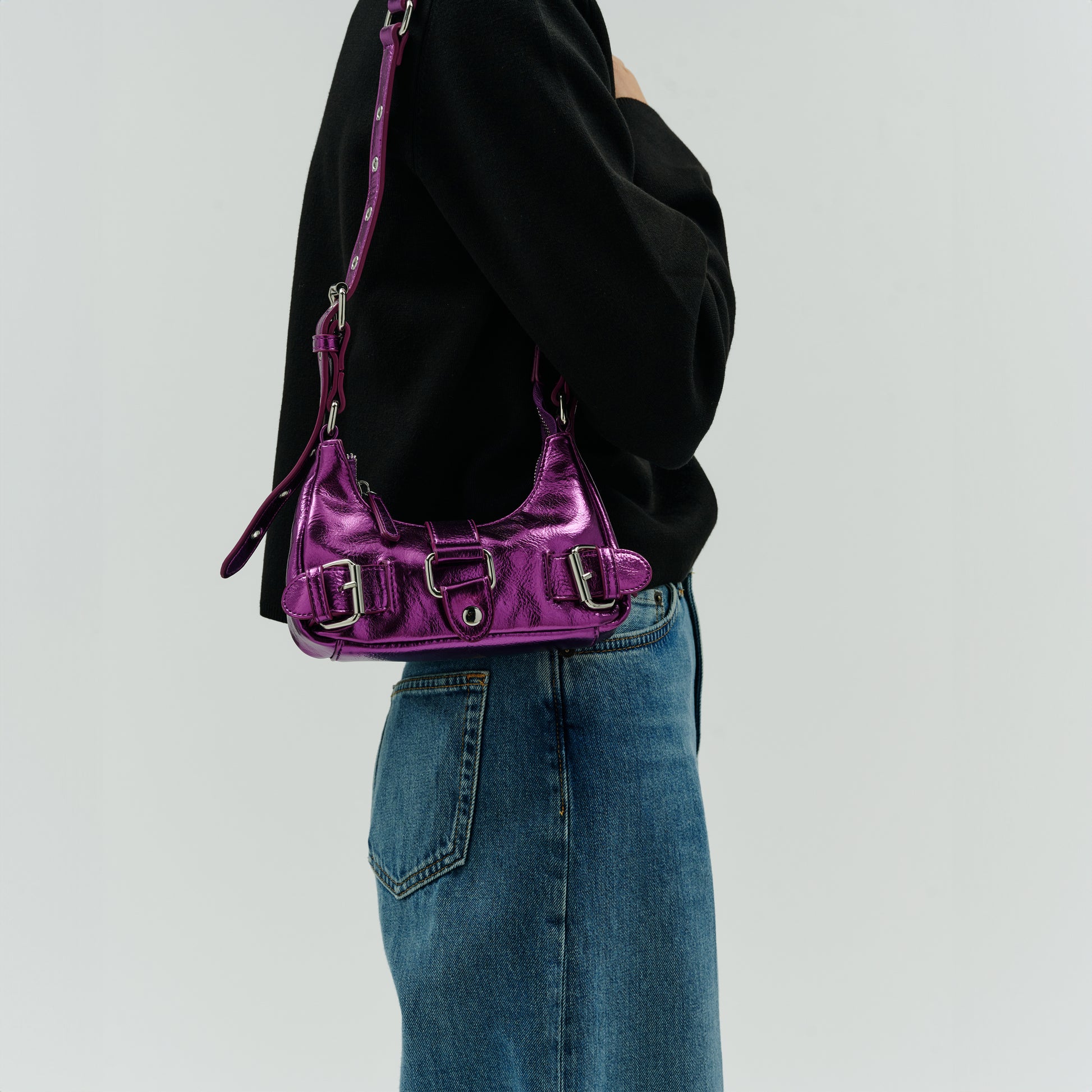 Núnoo Palma Recycled Cool Light Purple Shoulder bags Light purple