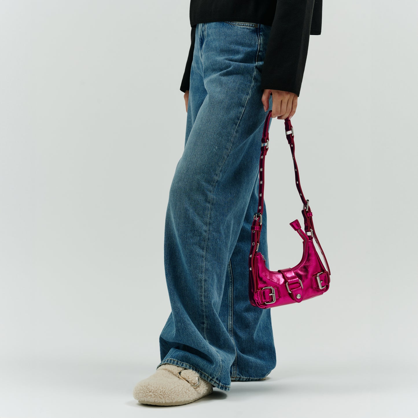 Núnoo Palma Recycled Cool Pink Small bag Pink